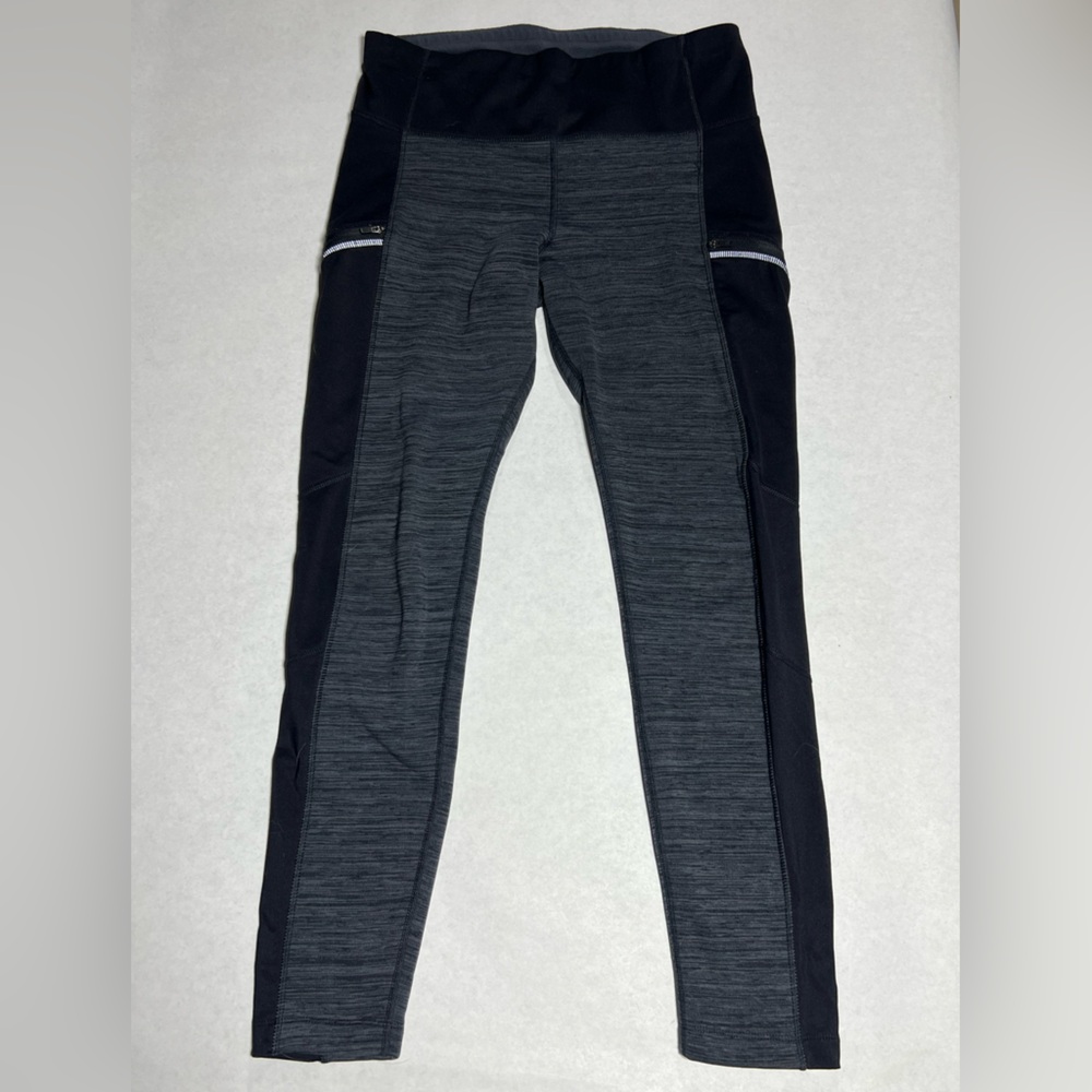 Athleta insulated leggings size large.